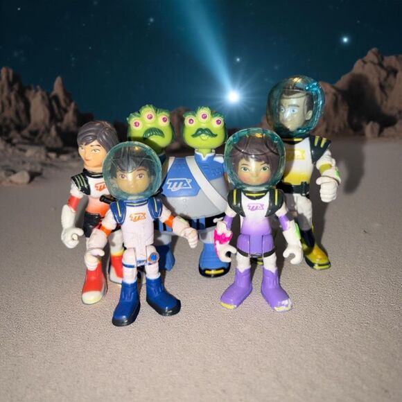 Disney Jr Miles Tomorrowland Series 5 Pack Set Waston & Click B19 - Picture 1 of 7